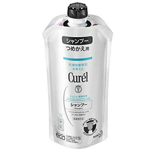 【送料無料】キュレル シャンプー つめかえ用 リフィル 340ml 弱酸性 無香料 無着色 赤ちゃんにも