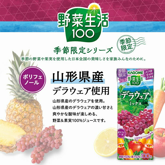 プレゼント ギフト カゴメ 野菜ジュース 他 195ml 200ml 紙パック 24本入 選べる ギフトボックス入り