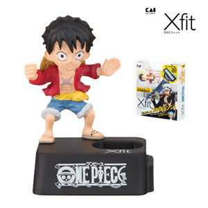 【定形外郵便OK】Xfit(クロスフィット)5枚刃 ワンピース企画第1弾 オリジナルホルダースタンド付 ホルダー+替刃4個パック (ルフィB)