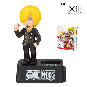 【定形外郵便 送料無料】Xfit(クロスフィット)5枚刃 ワンピース企画第1弾 オリジナルホルダースタンド付 ホルダー+替刃4個パック (サンジ)