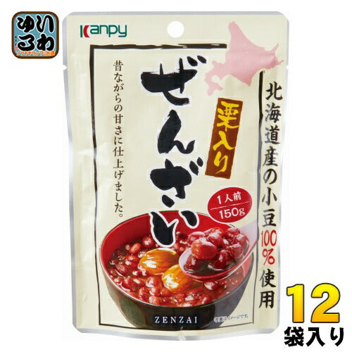 カンピー ぜんざい 150g 12袋入