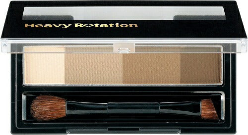 【メール便 送料無料】ヘビーローテーション パウダーアイブロウ&3Dノーズ02 ナチュラルブラウン 3.5g