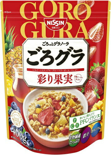 日清シスコ ごろグラ 彩り果実 400g 12袋（6袋入×2 まとめ買い）