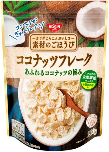 日清シスコ 素材のごほうび ココナッツフレーク 200g 18袋（6袋入×3　まとめ買い）