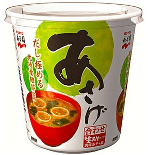 永谷園 カップ入 生みそタイプ みそ汁 あさげ 60個 (6個入×10 まとめ買い)