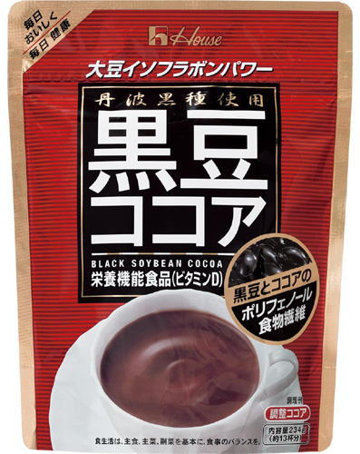 ハウスウェルネス 黒豆ココア パウダータイプ 234g 40袋入 〔ココア　黒豆ココア　パウダー　ハウス食品〕