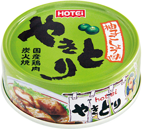 ホテイフーズ 缶詰 やきとり 柚子こしょう味 70g 48個(24個入り×2 まとめ買い)