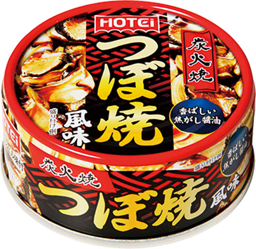 ホテイフーズ 缶詰 つぼ焼風味 65g 48個(24個入り×2 まとめ買い)