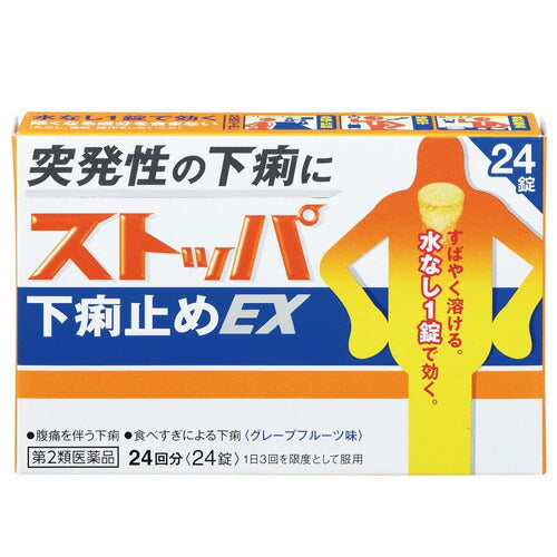 【第2類医薬品】【メール便OK】ストッパ下痢止めEX 24錠
