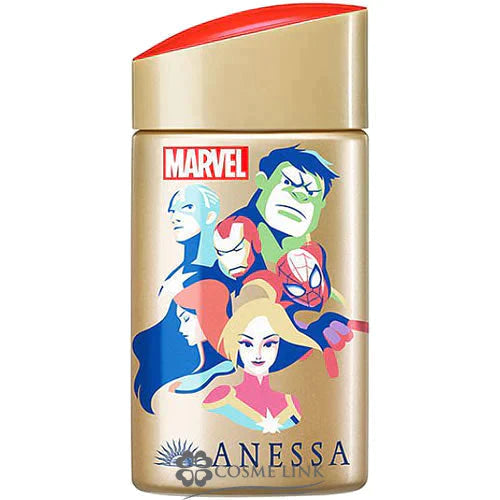 【廃番】資生堂 アネッサ パーフェクトＵＶ スキンケアミルク N ANESSA×MARVEL限定デザイン ヒーロー集合デザイン 60ml