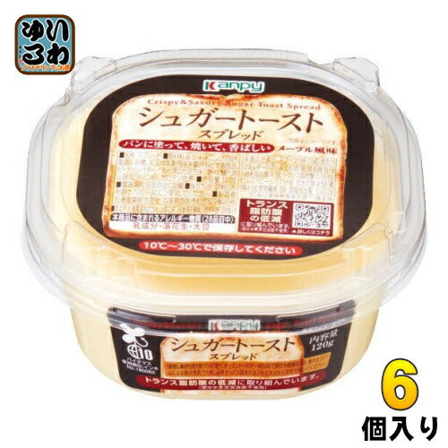 カンピー シュガートーストスプレッド メープル風味 120g 6個入