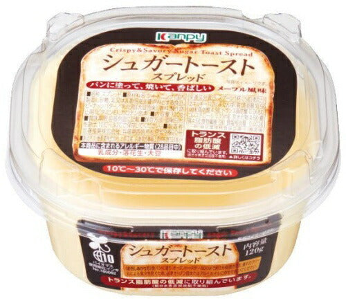 カンピー シュガートーストスプレッド メープル風味 120g 12個 (6個入×2 まとめ買い)