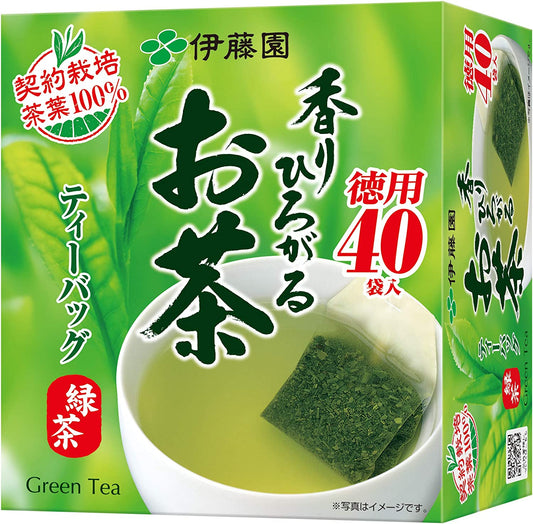 外箱なしで発送　伊藤園 香りひろがるお茶 緑茶 ティーバッグ 2.0g×40袋