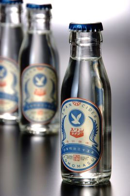 友桝飲料 スワンミニ 95ml 瓶 48本入 〔炭酸飲料〕