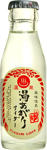 友桝飲料 湯あがり堂サイダーギフト 95ml 瓶 24本入 〔炭酸飲料〕