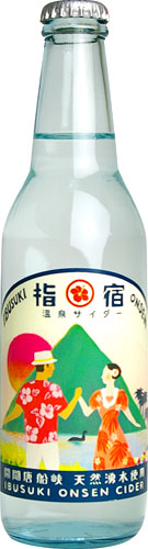 友桝飲料 指宿温泉サイダー 330ml 瓶 24本入 〔炭酸飲料〕