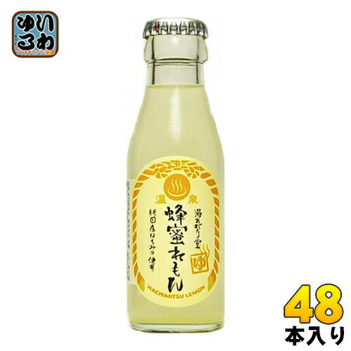 友桝飲料 湯あがり堂 蜂蜜れもん 95ml 瓶 48本入 〔果汁飲料〕