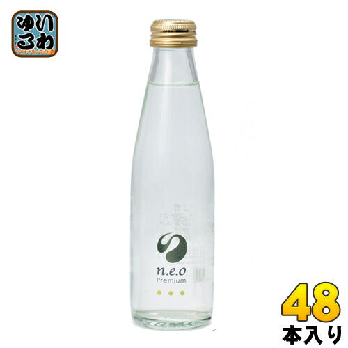 友桝飲料 n.e.o（neo ネオ）プレミアムトニックウォーター 200ml 瓶 48本 (24本入×2 まとめ買い) 〔炭酸飲料〕