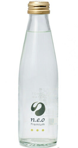 友桝飲料 n.e.o（neo ネオ）プレミアムトニックウォーター 200ml 瓶 24本入 〔炭酸飲料〕