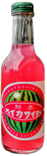 友桝飲料 熊本すいかサイダー 245ml 瓶 48本 (24本入×2 まとめ買い) 〔炭酸飲料〕
