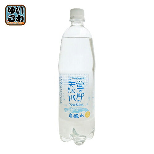 友桝飲料 蛍の郷の天然水スパークリング 1L ペットボトル 30本 (15本入×2 まとめ買い) 〔炭酸水 炭酸飲料〕