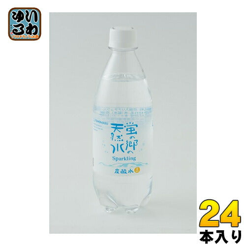 友桝飲料 蛍の郷の天然水スパークリング 500ｍｌ ペットボトル 24本入 〔炭酸水 炭酸飲料〕