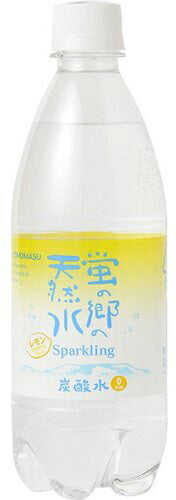 友桝飲料 蛍の郷の天然水スパークリングレモン 500ｍｌ ペットボトル 48本 (24本入×2 まとめ買い) 〔炭酸水 炭酸飲料〕