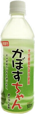 友桝飲料 かぼすちゃん 500ml ペットボトル 24本入 〔果汁飲料〕