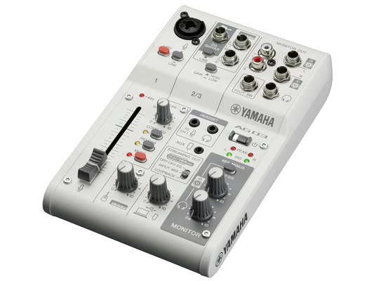 [新品] YAMAHA ヤマハ ライブストリーミング ミキサー AG03MK2 ホワイト