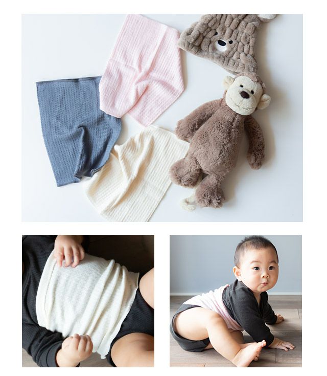 【アイボリー 同色2枚セット】もっちシルク子供腹巻 キッズ ベイビー 小学生 子供 子ども シルク コットン 腹巻き 綿 腹巻 はらまき インナー 薄手 日本製 下着 冷え取り 可愛い