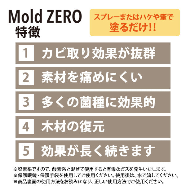 Mold ZERO モールドゼロ 強力カビ取り除菌剤 500ml