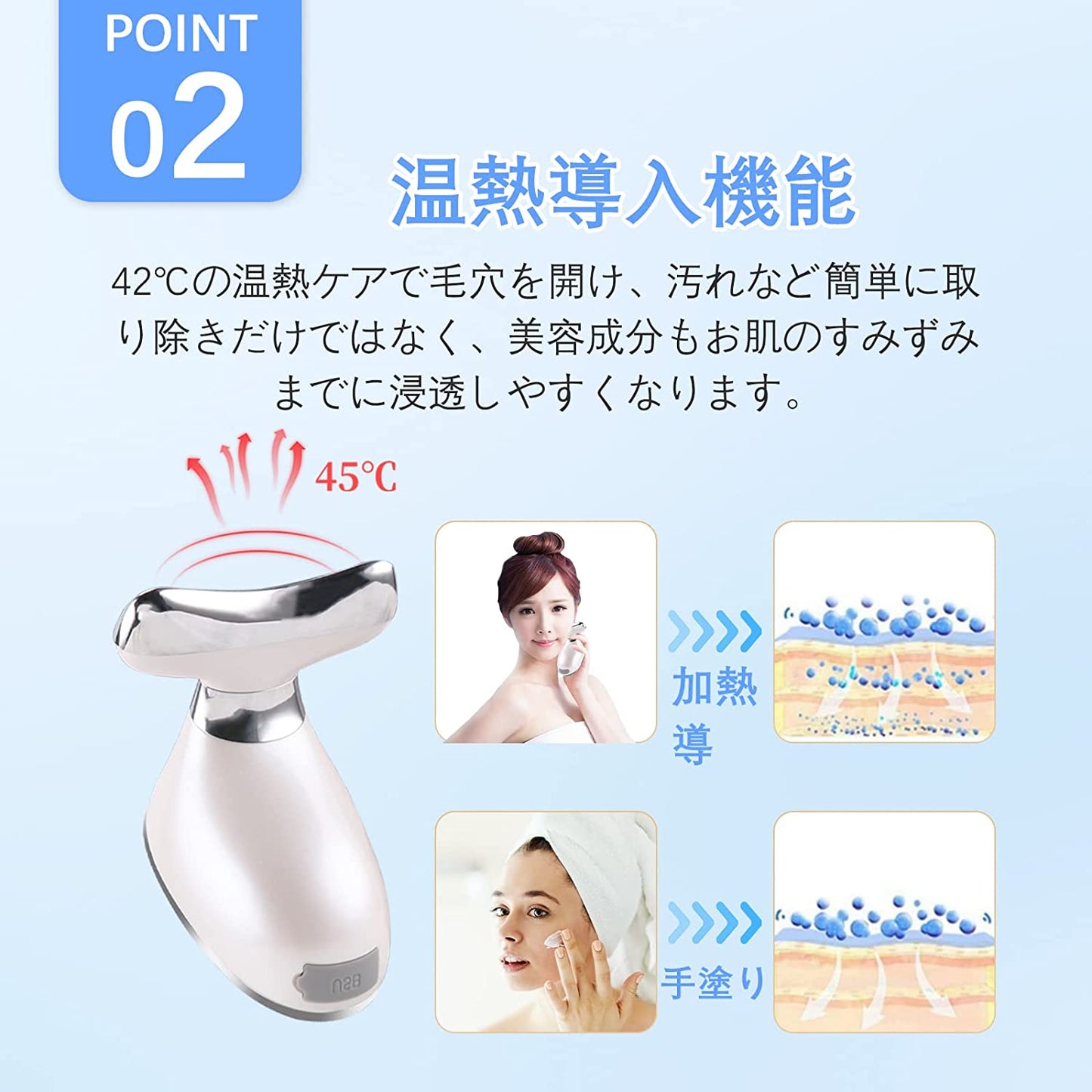 美顔器 EMS美顔器 電動洗顔ブラシ EMS 超音波 T字型美顔器 クレンジング 泡立て洗顔ブラシ コードレス 防滴 IPX5 電動 かっさ カッサ 温熱プレート 高速振動 デコルテ おでこ 目尻 首 デコルテ スキンケア 素肌ケア 多機能美顔器 送料無料