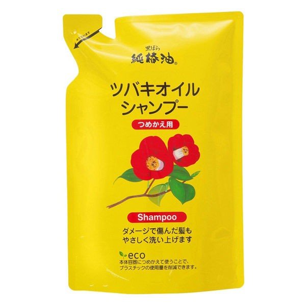 【おまけ付き！】 ツバキオイル　シャンプー 　詰め替え 380mL 　黒ばら本舗