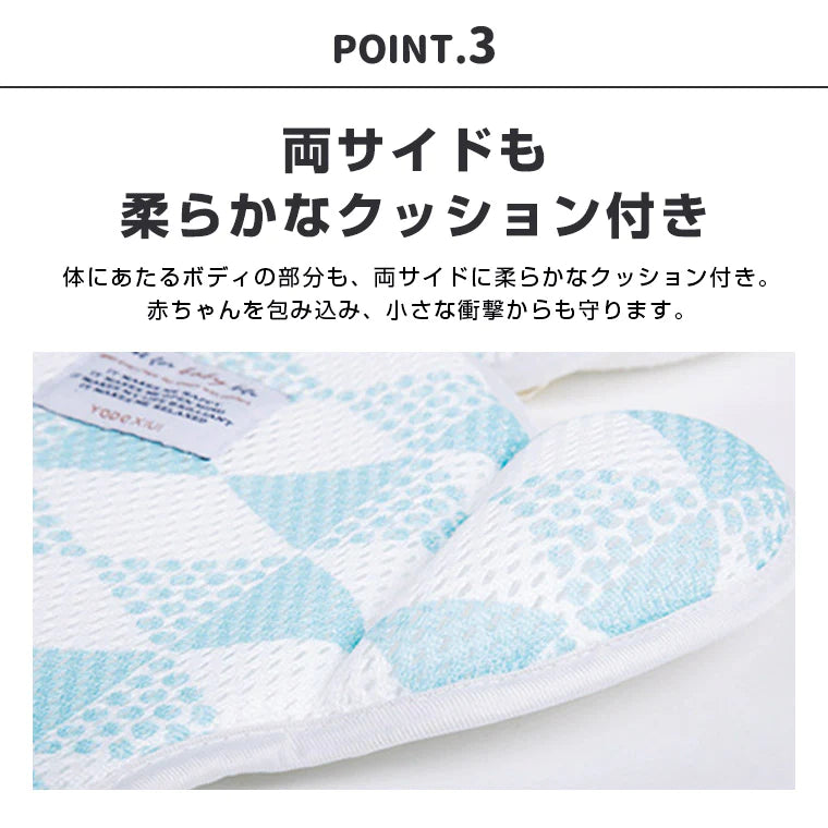 【グレー】ベビーカーシート 夏 クッション メッシュ  ベビーカー シート ベビーカークッション