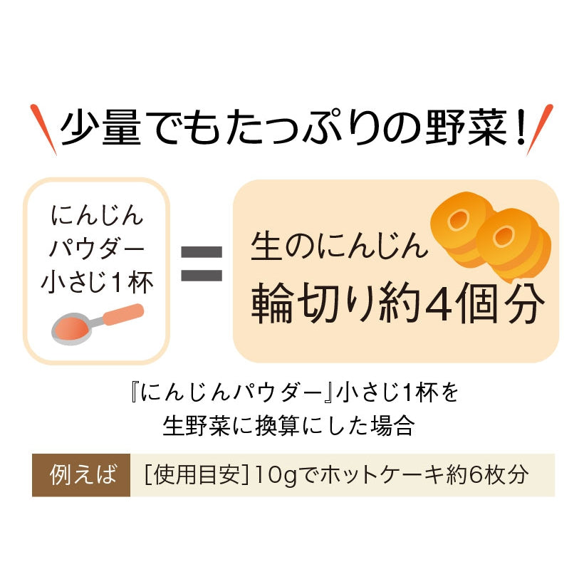 野菜ファインパウダー にんじんパウダー