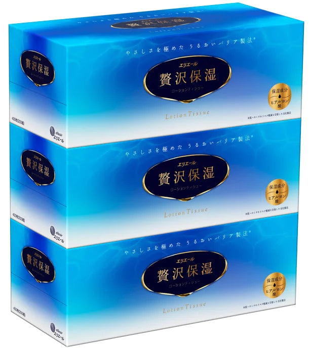 大王製紙　エリエール　贅沢保湿　400枚（200組）3箱　×10パック