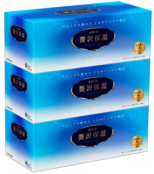 大王製紙　エリエール　贅沢保湿　400枚（200組）3箱　×10パック