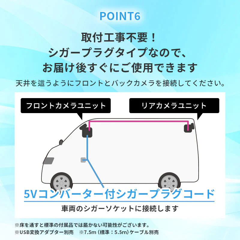 前後2カメラ ドライブレコーダー 200万画素 ドラレコ FullHD Gセンサー パーキングモード 駐車監視機能 3.0型 液晶 12V車用 ブラック 保証書付き DX-1080RC DIXIA TOHO