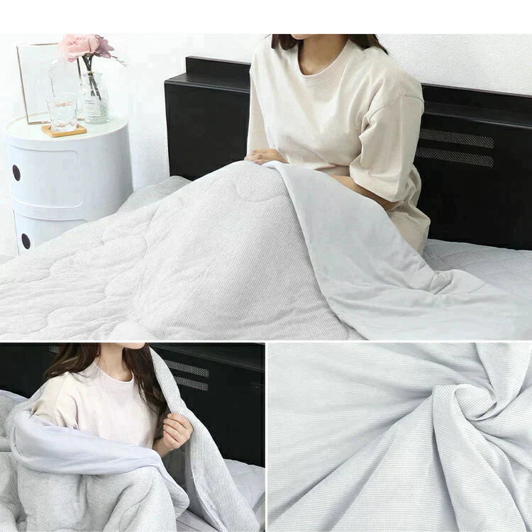 【シングル】掛け布団 ひんやり 140×190 洗える 夏用 抗菌 防臭 リバーシブル タオルケット 冷感肌ふとん 接触冷感 冷感 布団 冷肌掛け布団 夏用 夏 夏用ふとん かけ布団 掛け布団 ダウンケット 夏布団 ウォッシャブル ひざ掛け 洗濯 丸洗い 吸水速乾【最安値挑戦祭】