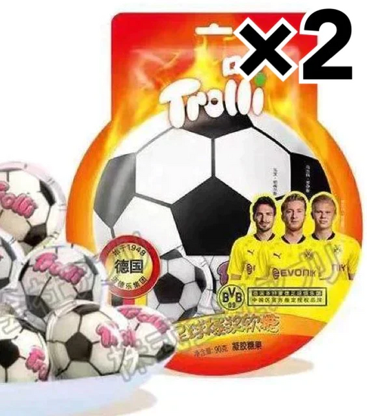 【数量限定 在庫処分】サッカーグミ 5個入り×2  正規品 トローリ Trolli 韓国の人気菓子  地球グミ で話題 SNS　※938n