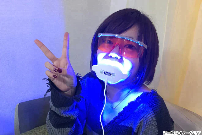 マスクを外す前に！ 世界初超音波☆セルフホワイトニング12分×2照射　【美容サロンチケット】美容/エステ/ホワイトニング/東京/表参道/RiseSALON