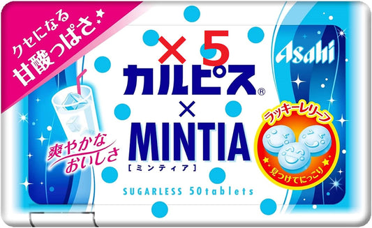 5個　アサヒグループ食品 カルピス×ミンティア 50粒
