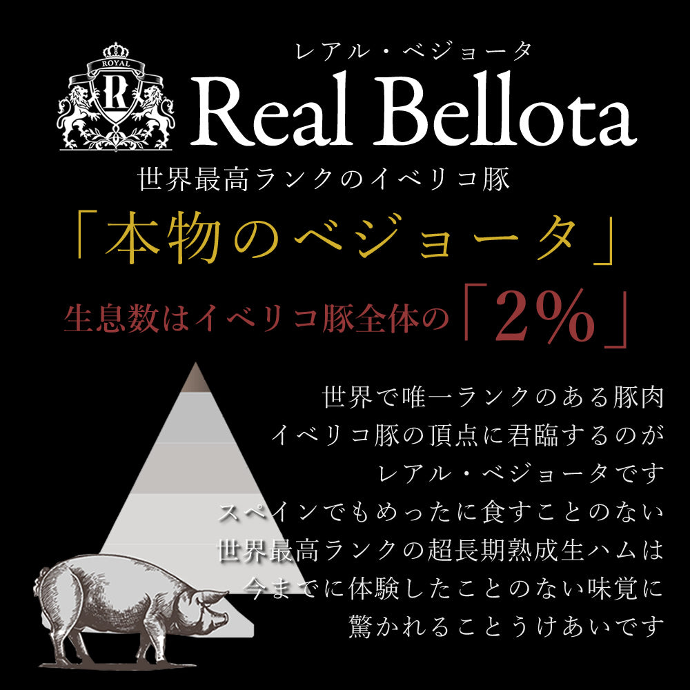 イベリコ・ベジョータ生ハム30ヶ月熟成　50g×5