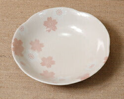 志野さくら4.0浅鉢 直径13.5cm 電子レンジOK 食洗器OK 美濃焼 日本製   陶器のふる里  stockヤ