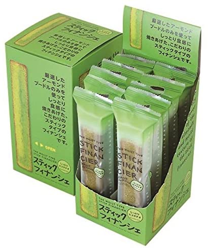スティックフィナンシェ ピスタチオ 10個入