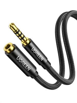 [UGREEN] イヤホン 延長コード 3.5mm 4極 1.0m