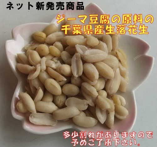 ジーマミ豆腐用 未調理渋皮なし なま落花生500g(クール代込) 千葉県八街産落花生