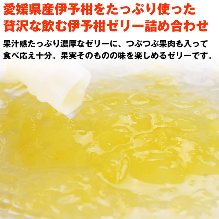 愛媛県産 飲む伊予柑ゼリー 詰め合わせ 24個 (6個入り×4箱) JAえひめ中央 常温便 同梱不可 指定日不可 柑橘 お取り寄せグルメ 食品 ギフト