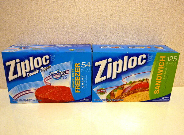【送料無料】54・125【お試し2点セット：Ziploc】ジップロック 　フリーザーバック54枚　サンドイッチ用保存バック 125枚【セール品】】【コストコ通販】【送料無料：沖縄・一部地域、離島は対象外】