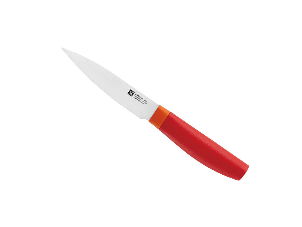 【公式】ZWILLING Now S パーリングナイフ 100mm レッド|  ペティ 包丁 小刀 カラー  ナイフ 10センチ 調理器具 10cm ナウ エス ドイツ製 ペティナイフ 小型 皮むき 飾り切り ステンレス包丁 ステンレス